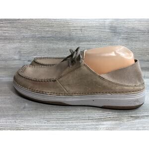 Clarks Original Men's Shoes Size 9.5M Leather Upper, Natural Beige active air